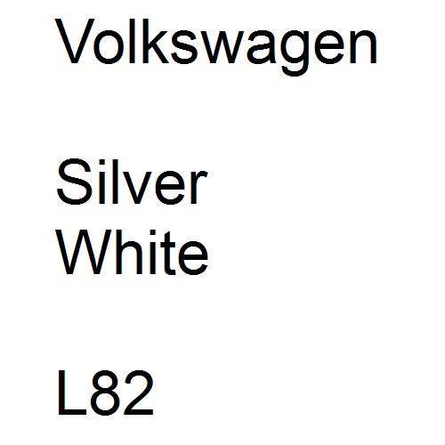 Volkswagen, Silver White, L82.